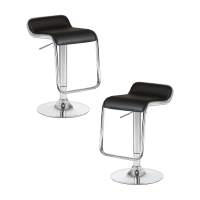 Набор 2 шт Стул барный DOBRIN CRACK, чёрный