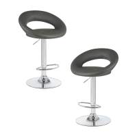 Набор 2 шт Стул барный DOBRIN MIRA, серый
