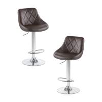 Набор 2 шт Стул барный DOBRIN LOGAN, коричневый