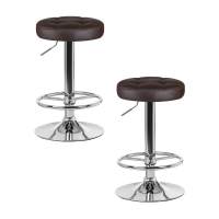 Набор 2 шт Табурет барный DOBRIN BRUNO, коричневый