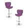 Набор 2 шт Стул барный DOBRIN BARNY, фиолетовый