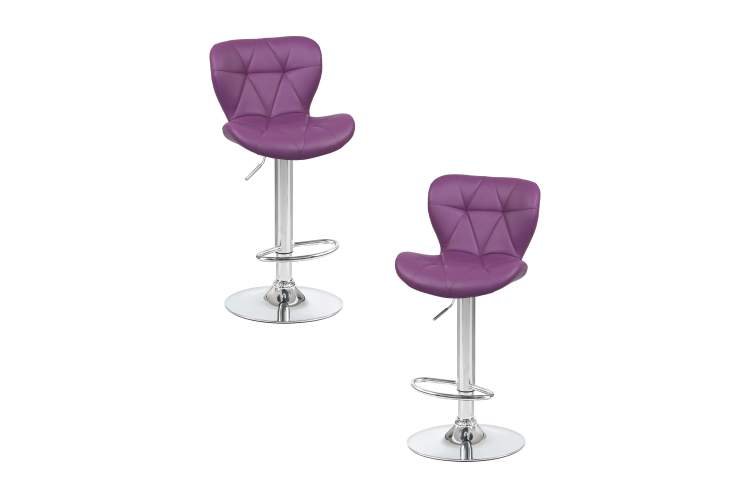 Набор 2 шт Стул барный DOBRIN BARNY, фиолетовый