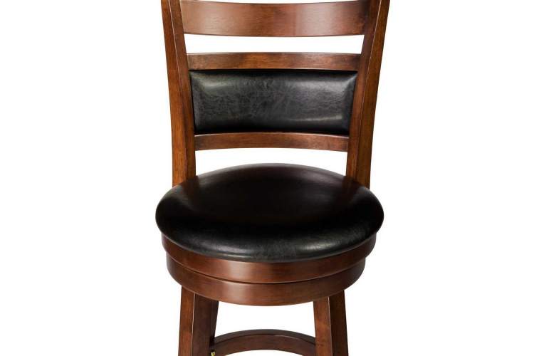 Стул полубарный DOBRIN BUDDY BAR, эспрессо, чёрный-5