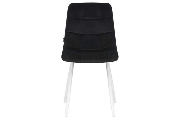 Стул обеденный DOBRIN ALEX, белые ножки, черный велюр (V108-77),-5