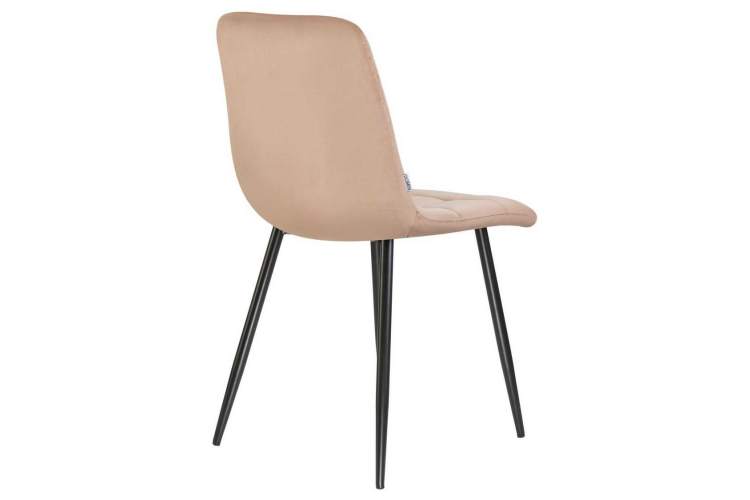 Стул обеденный DOBRIN ALEX, черные матовые ножки, мокко велюр (V108-104)-3