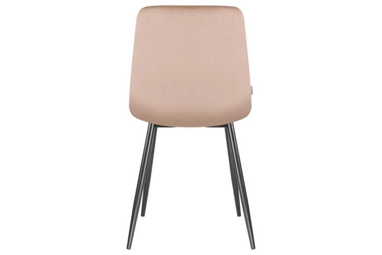 Стул обеденный DOBRIN ALEX, черные матовые ножки, мокко велюр (V108-104)-4