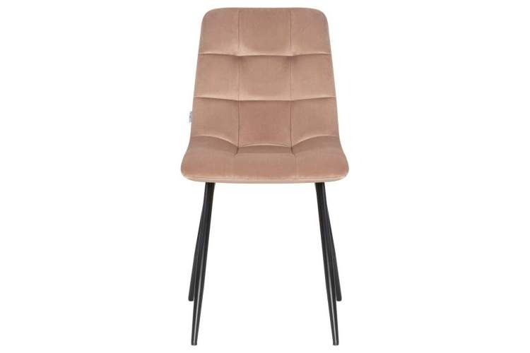 Стул обеденный DOBRIN ALEX, черные матовые ножки, мокко велюр (V108-104)-5