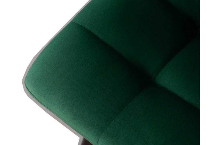 Стул барный DOBRIN NICOLE, черные матовые ножки, зелёный велюр (108-64)-7