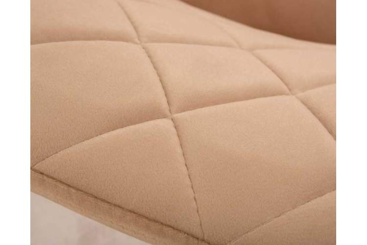 Стул обеденный DOBRIN ROBERT, черные матовые ножки, велюр V108-98 Бежевый-7