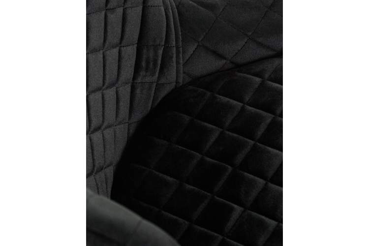 Набор 2 шт Стул барный DOBRIN CHRISTIAN'75, черные ножки, черный велюр (V108-77)-8