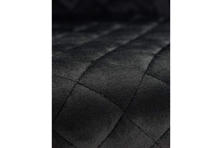 Набор 2 шт Стул барный DOBRIN CHRISTIAN'75, черные ножки, черный велюр (V108-77)-10