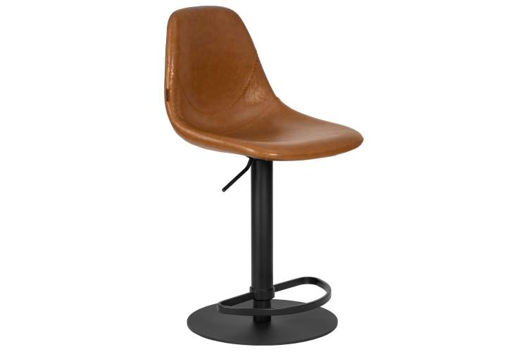 Набор 2 шт Стул барный DOBRIN ROME, коричневый винтажный PU (MS09)-2
