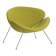 Набор 2 шт Кресло дизайнерское DOBRIN EMILY, светло-зеленая ткань AF3, хромированная сталь