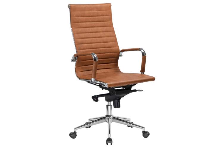 Набор 2 шт Офисное кресло для руководителей DOBRIN CLARK, светло-коричневый №321-2