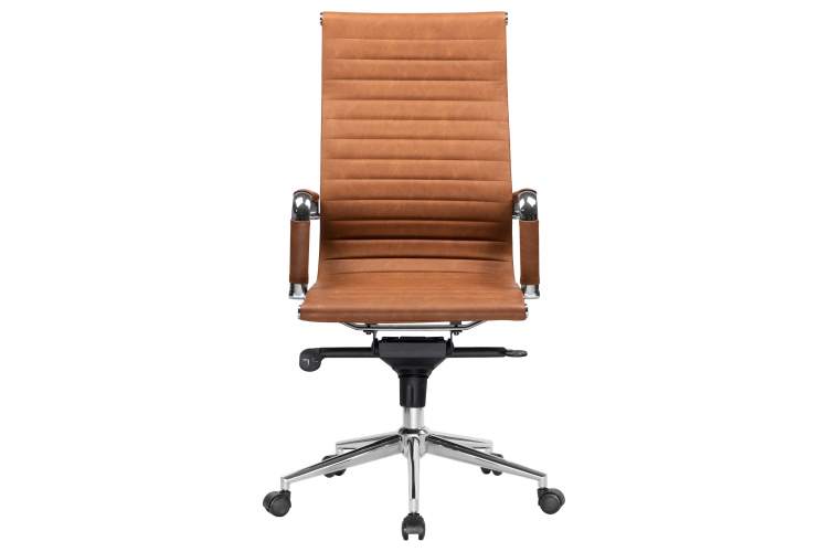 Набор 2 шт Офисное кресло для руководителей DOBRIN CLARK, светло-коричневый №321-6