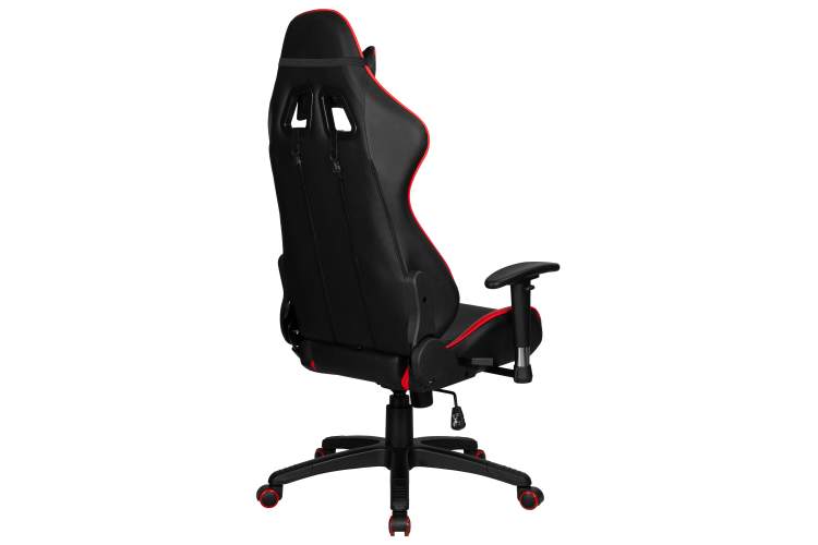 Кресло игровое DOBRIN BRIAN, черно-красная экокожа-3