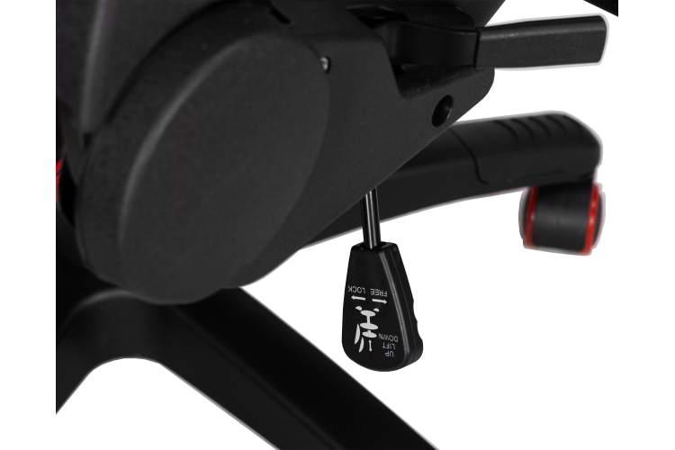 Кресло игровое DOBRIN BRIAN, черно-красная экокожа-6