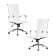 Набор 2 шт Офисное кресло для руководителей DOBRIN CLARK SIMPLE, белый