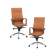 Набор 2 шт Офисное кресло для руководителей DOBRIN CLARK, светло-коричневый №321