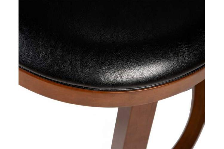 Круглый барный табурет DOBRIN BOB BAR, шоколад, черный-5