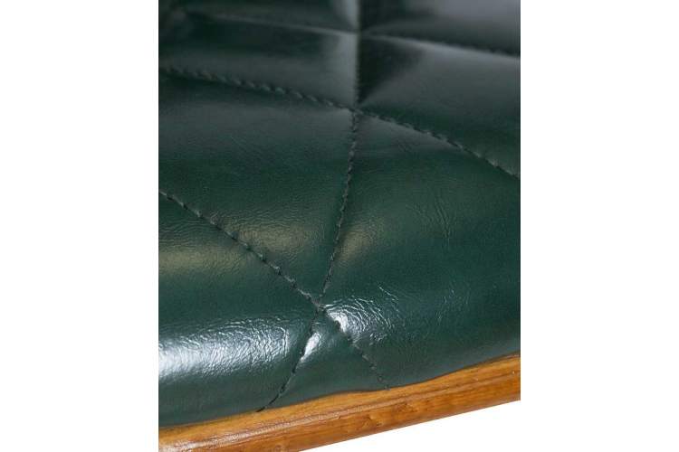 Стул барный DOBRIN MORGAN, цвет зеленый глянец PU 1890-14-8