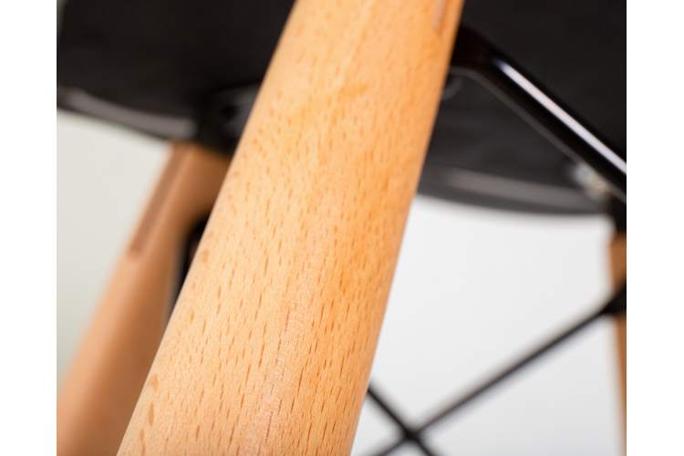 Набор 2 шт Стул барный DOBRIN BUTTERFLY BAR, ножки светлый бук, цвет чёрный-12