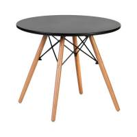 Журнальный стол Стол журнальный SHELLEY, ножки светлый бук, цвет чёрный