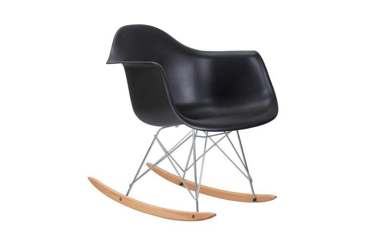 Кресло-качалка DOBRIN DAW ROCK, цвет черный-1