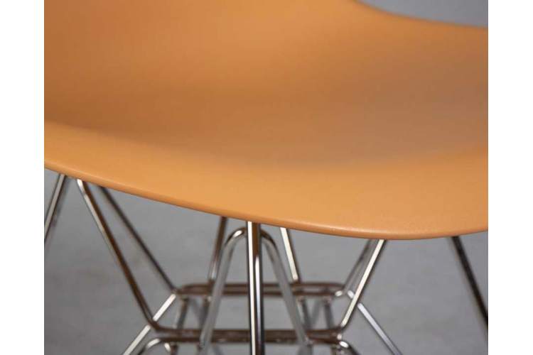Стул обеденный DOBRIN DSR, ножки хром, цвет персиковый (NX-Y-06)-7