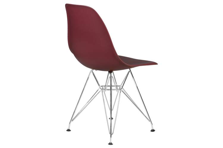 Набор 4 шт Стул обеденный DOBRIN DSR, ножки хром, цвет сливовый (R-13)-4