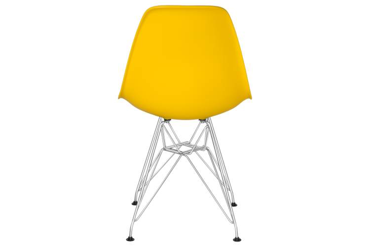 Набор 4 шт Стул обеденный DOBRIN DSR, ножки хром, цвет желтый (Y-01)-5