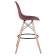 Набор 2 шт Стул барный DOBRIN DSW BAR, ножки светлый бук, цвет пыльная роза (NX-P-11)