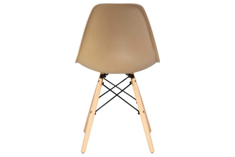Стул обеденный DOBRIN DSW, ножки светлый бук, цвет бежевый (GR-03)-4