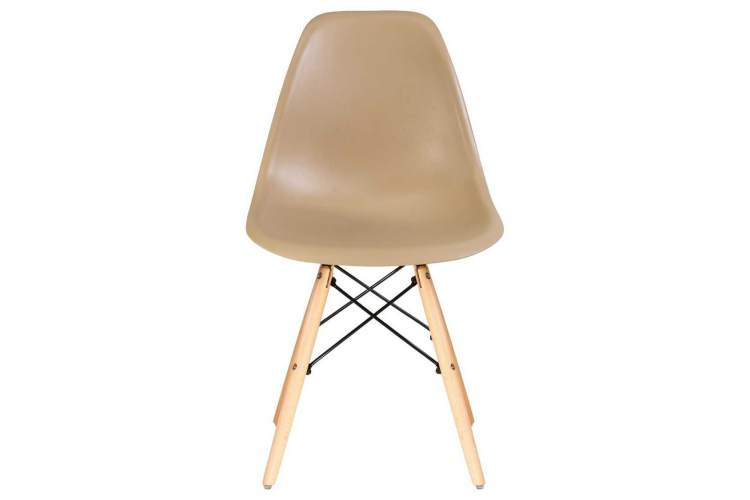 Стул обеденный DOBRIN DSW, ножки светлый бук, цвет бежевый (GR-03)-5