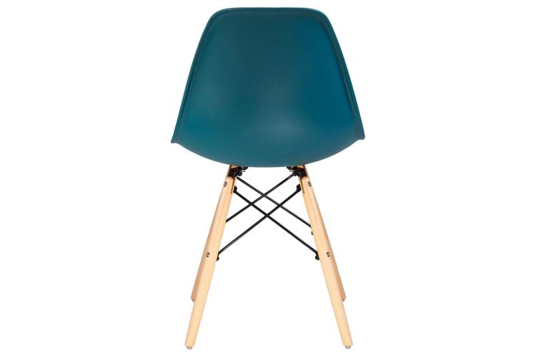 Набор 4 шт Стул обеденный DOBRIN DSW, ножки светлый бук, цвет морской волны (G-05)-5