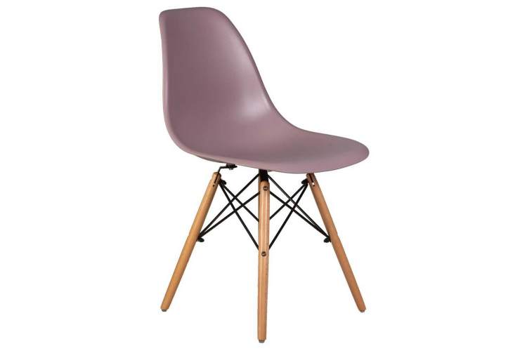 Стул обеденный DOBRIN DSW, ножки светлый бук, цвет сиреневый (P-04)-1