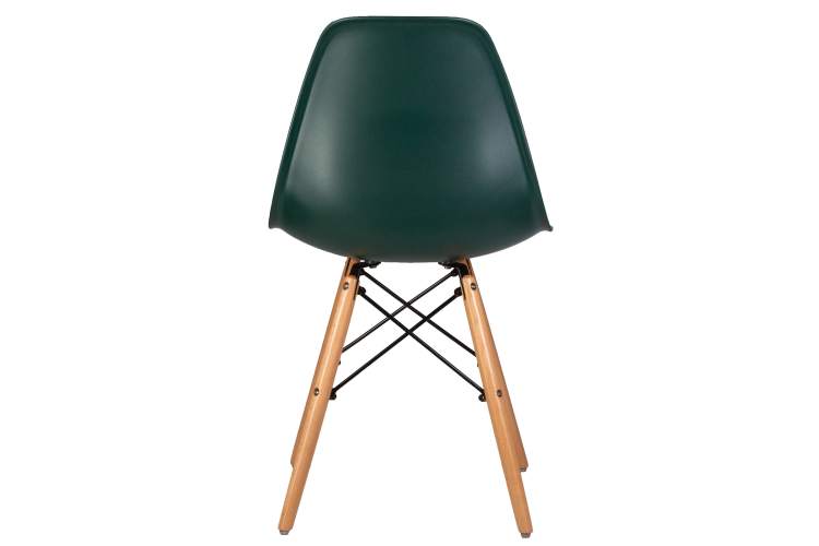 Набор 4 шт Стул обеденный DOBRIN DSW, ножки светлый бук, цвет тёмно-зеленый (G-13)-5