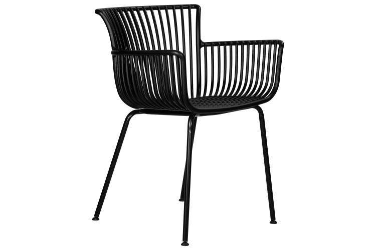 Стул обеденный DOBRIN ROSS, черный (B-03) без подушки-1