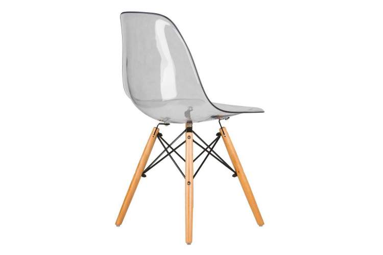 Стул обеденный DOBRIN DSW CASPER, ножки светлый бук, цвет прозрачный-3