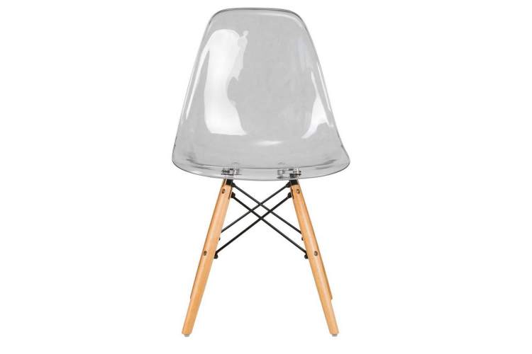 Стул обеденный DOBRIN DSW CASPER, ножки светлый бук, цвет прозрачный-5