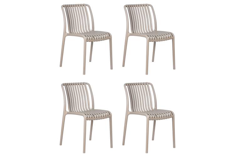 Набор 4 шт Стул обеденный DOBRIN WALTER, бежевый