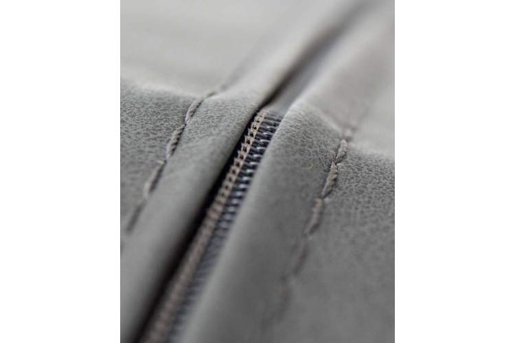 Стул обеденный DOBRIN MARK, черные ножки, серая антрацитовая винтажная экокожа (RU-08)-7