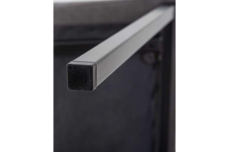 Стул обеденный DOBRIN MARK, черные ножки, серая антрацитовая винтажная экокожа (RU-08)-10