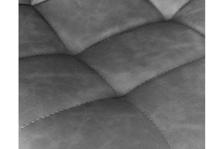 Стул полубарный DOBRIN OLIVIA, черные матовые ножки, серая антрацитовая винтажная экокожа (RU-08)-6