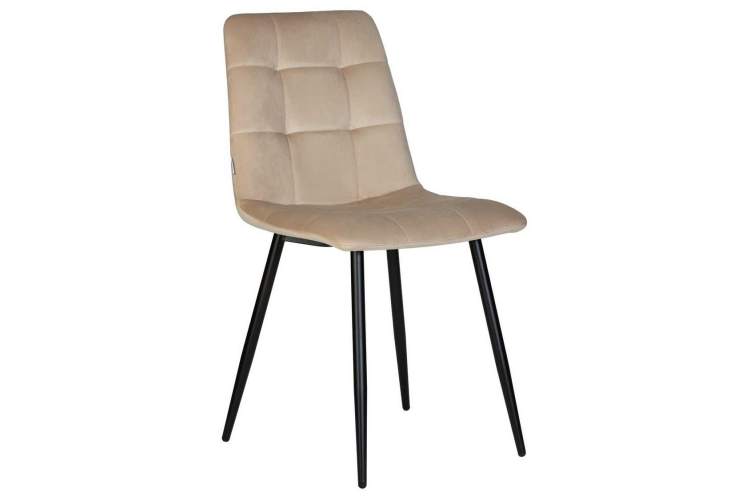 Стул обеденный DOBRIN CHILLY, Бежевый Holland 07, основание черный