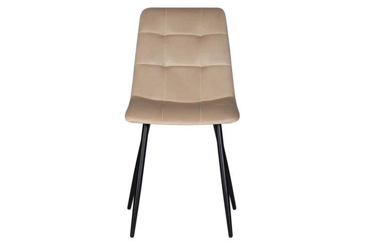 Стул обеденный DOBRIN CHILLY, Бежевый Holland 07, основание черный-6