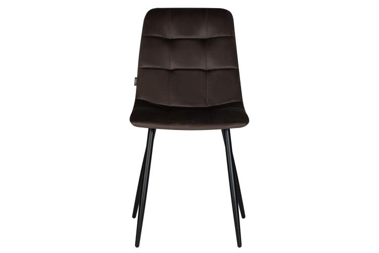 Набор 4 шт Стул обеденный DOBRIN CHILLY, Эспрессо Holland 74, основание черное-7