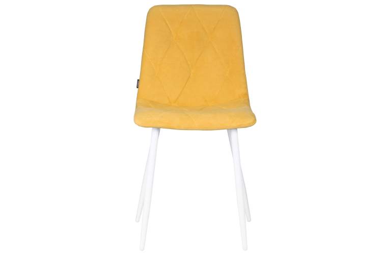 Набор 4 шт Стул обеденный DOBRIN CHILLY ROMBO, Горчичный Simple 15, основание белый-6