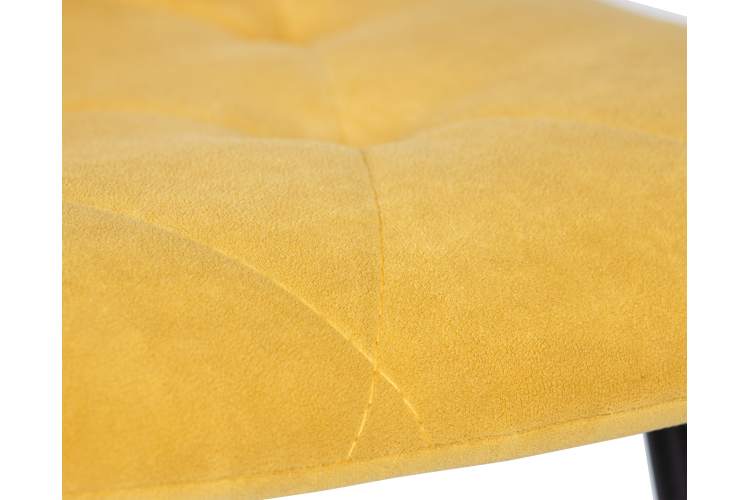 Набор 4 шт Стул обеденный DOBRIN CHILLY ROMBO, Горчичный Simple 15, основание черное-9