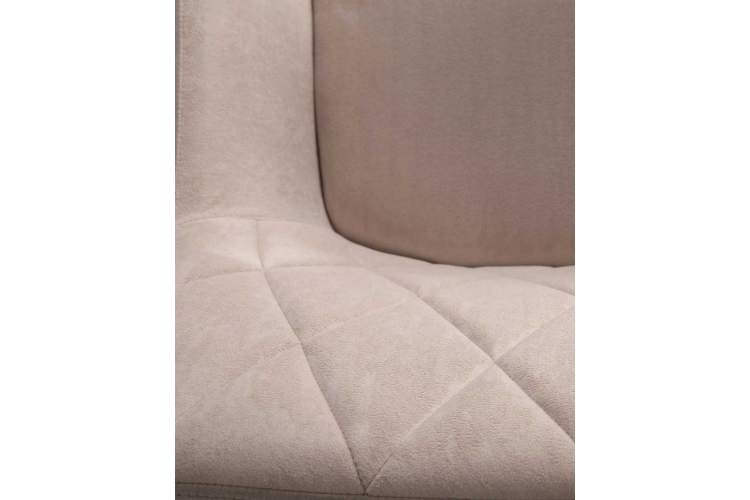 Стул обеденный DOBRIN ROBY, ЭМАЛЬ ЧЕРНЫЙ МУАР велюр Catania Humus-10